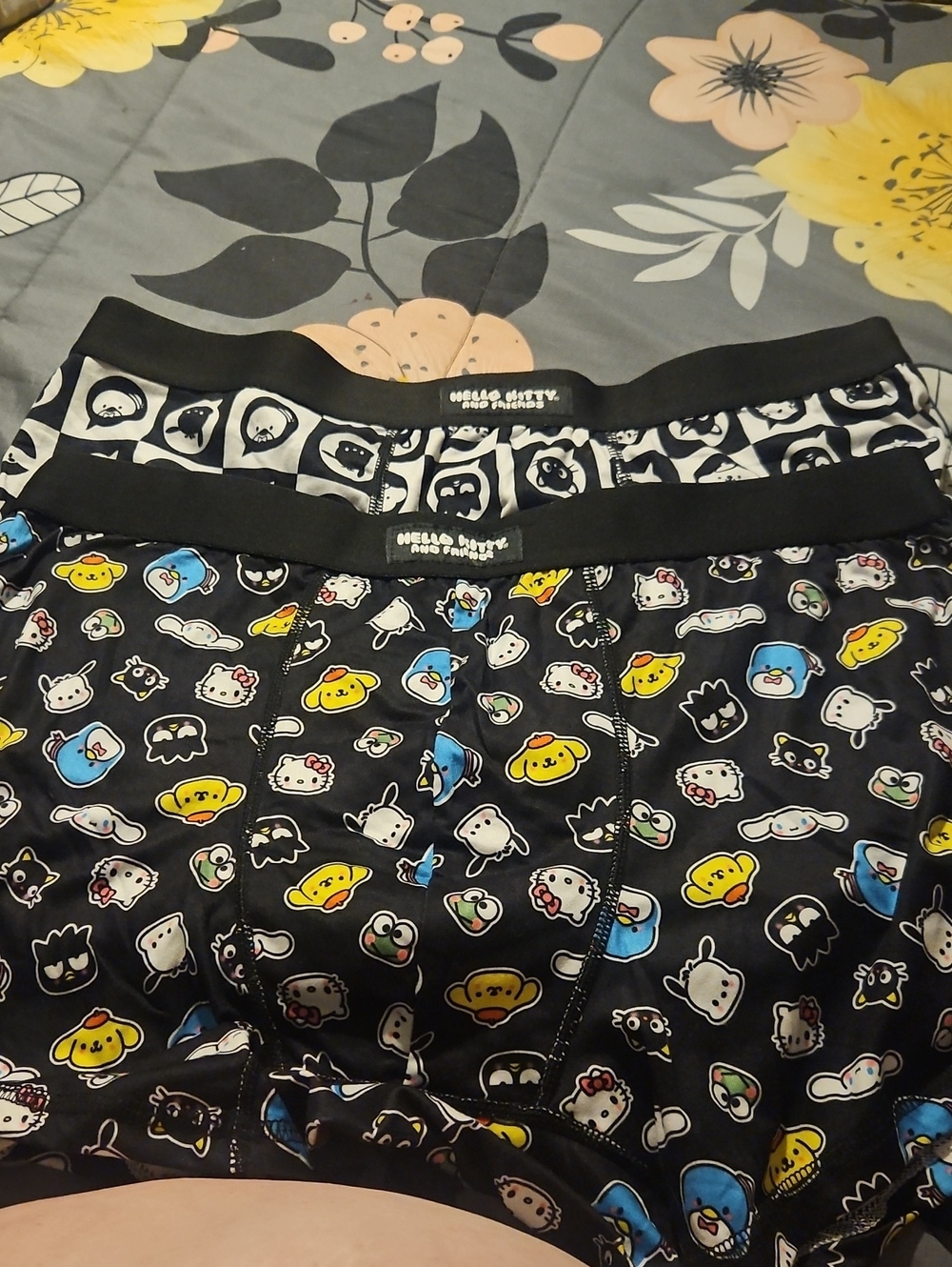 2 Pair Mens Hello Kitty Boxers